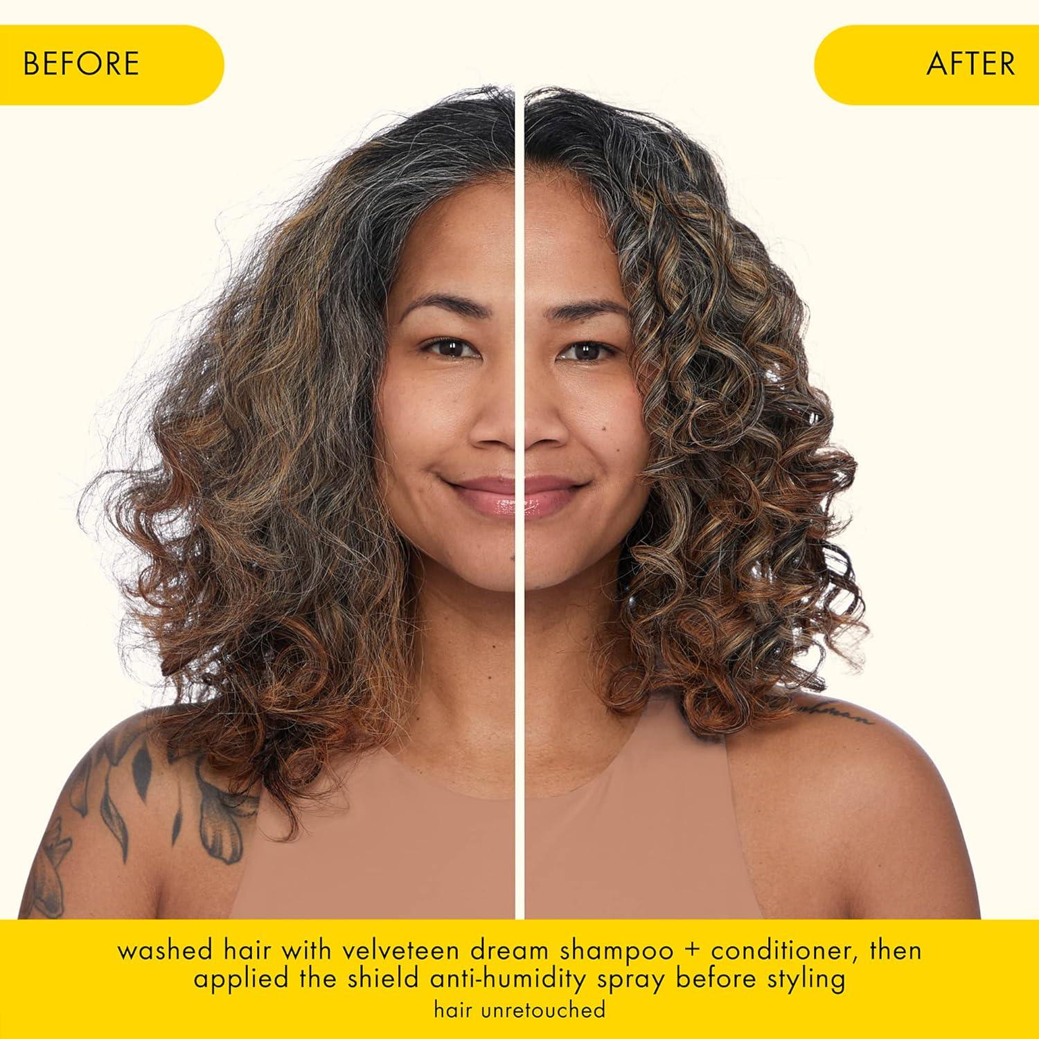 image:imageamika the shield antihumidity spray lightweight invisible heat protection spray contains UV filters for smooth frizz free hairlimited edition