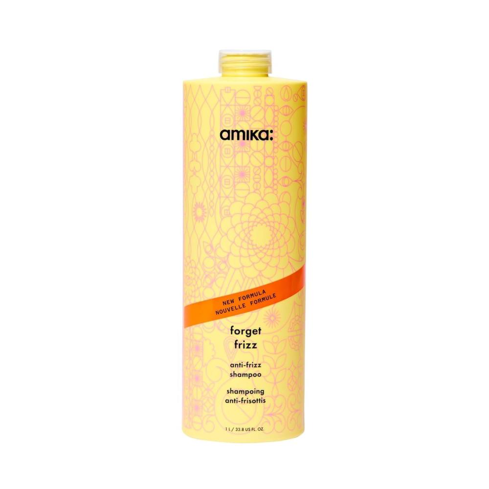 image:imageamika forget frizz antifrizz shampoo 275ml smoothing humidity protection up to 72 hour frizz control lightweight hydration for medium to thick coarse hair types 2a4c338oz