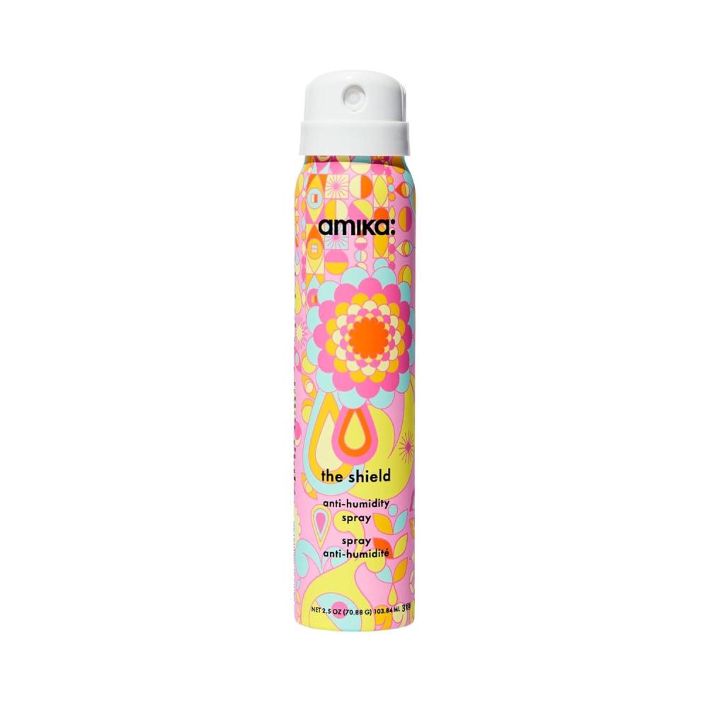 image:imageamika the shield antihumidity spray lightweight invisible heat protection spray contains UV filters for smooth frizz free hair25 Ounce Pack of 1