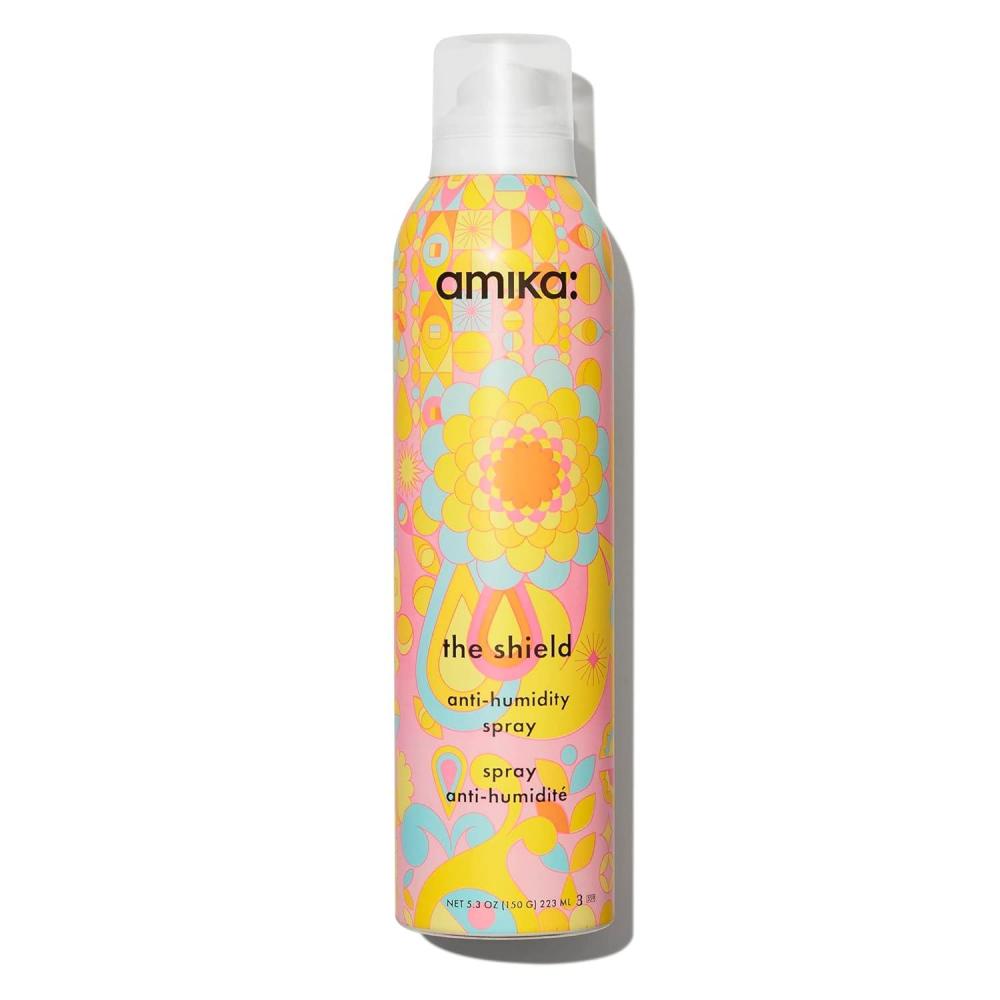 image:imageamika the shield antihumidity spray lightweight invisible heat protection spray contains UV filters for smooth frizz free hair53 Ounce Pack of 1