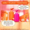amika Forever Friend Tritan Refillable Bottle(refillable shampoo bottle)