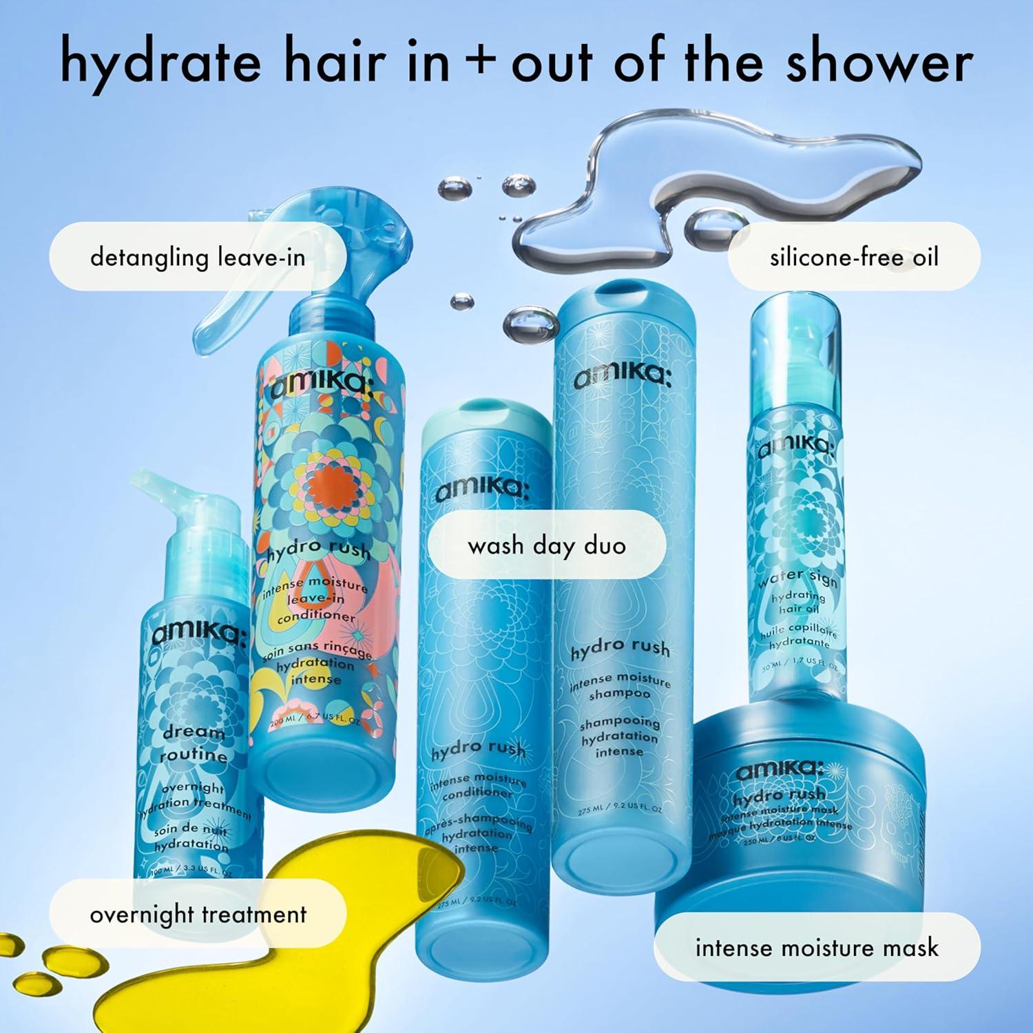 image:imageamika hydro rush intense moisture shampoo with hyaluronic acid338oz