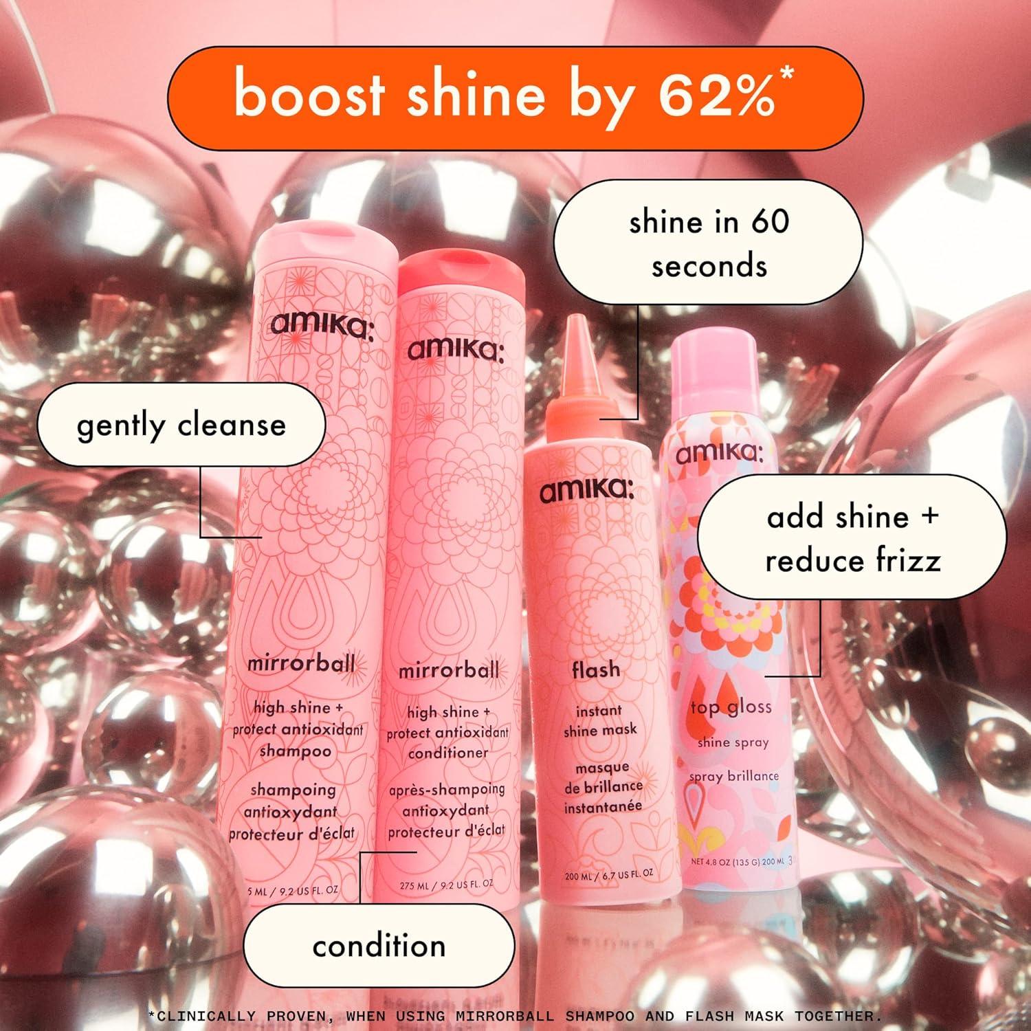 image:imageamika mirrorball high shine protect antioxidant conditioner169 Fl Oz Pack of 1