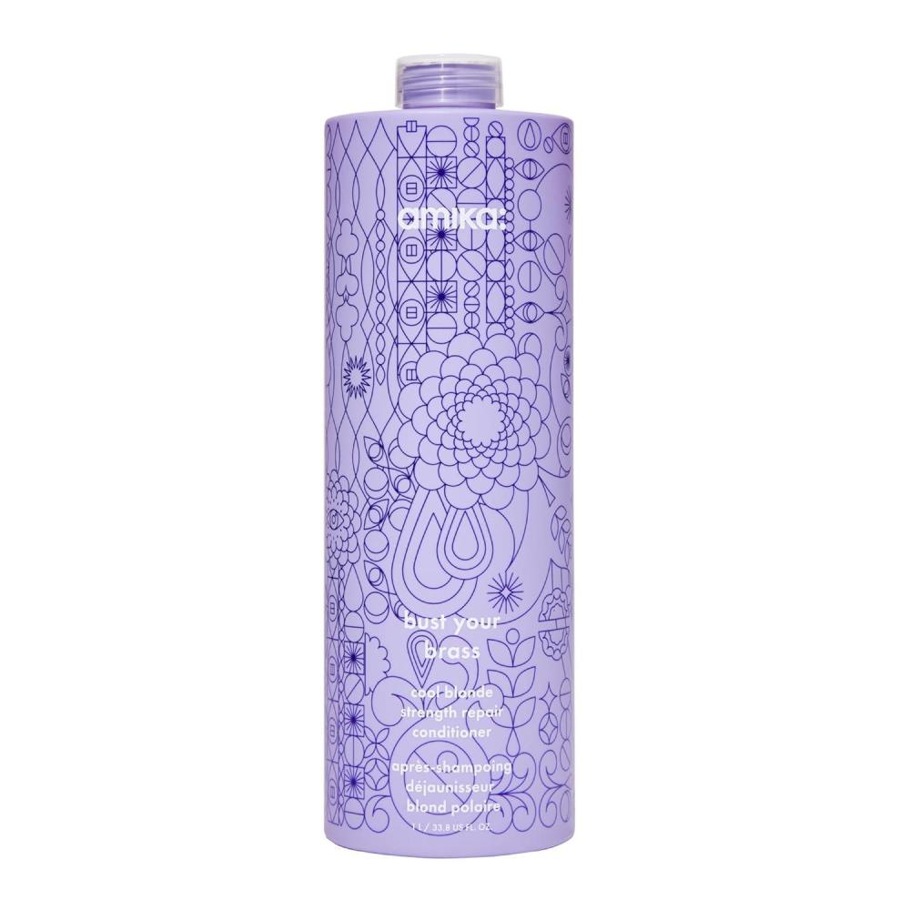 image:imageamika bust your brass cool blonde strength repair conditioner338 Fl Oz Pack of 1
