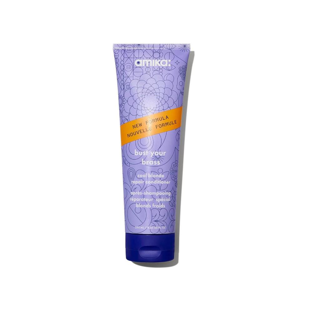 image:imageamika bust your brass cool blonde strength repair conditioner845 Fl Oz Pack of 1