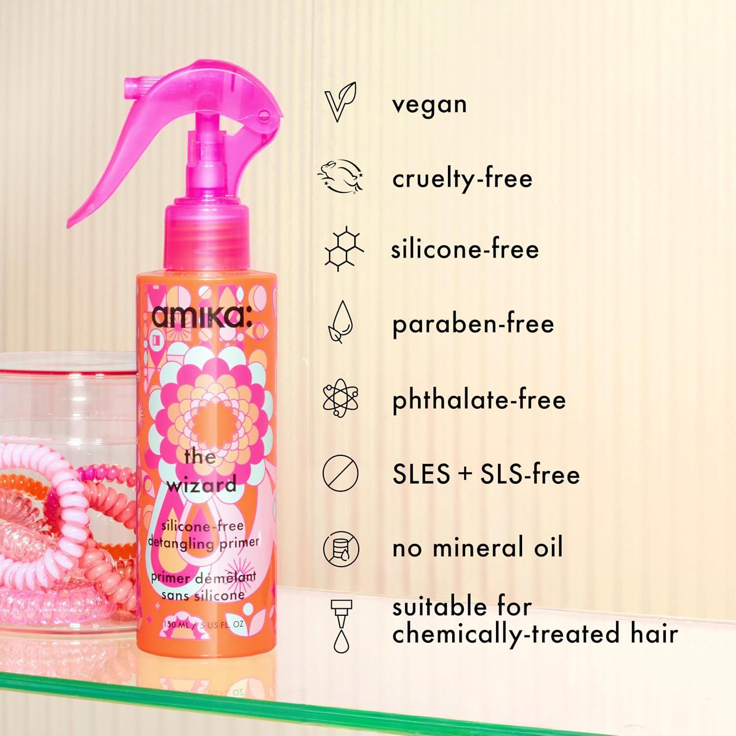 image:imageamika the wizard siliconefree detangling primer2 Fl Oz Pack of 1