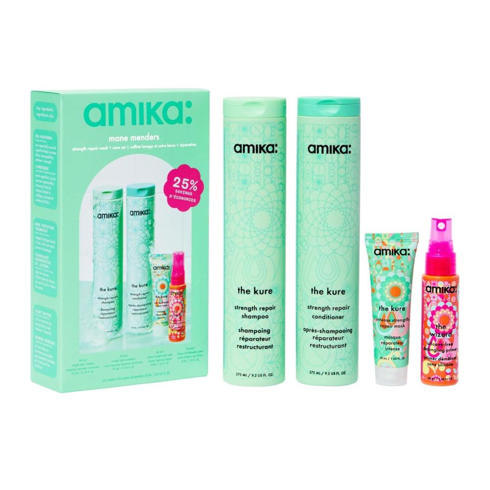 image:imageamika Mane menders Strength Repair Wash  Care Set
